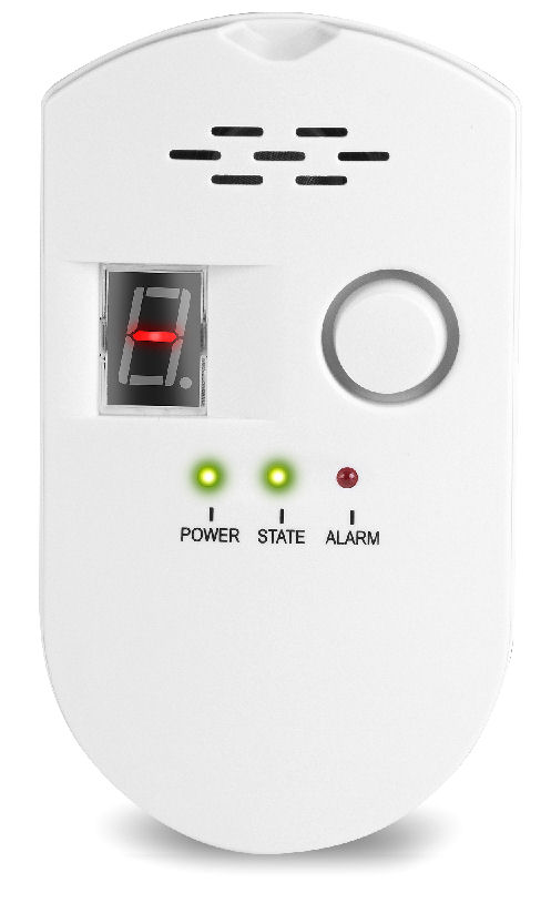 Detektor plynu s alarmem G1 (LPG, zemn plyn a svtiplyn), idlo Htermann GAS ALARM varuje pi niku plynu.